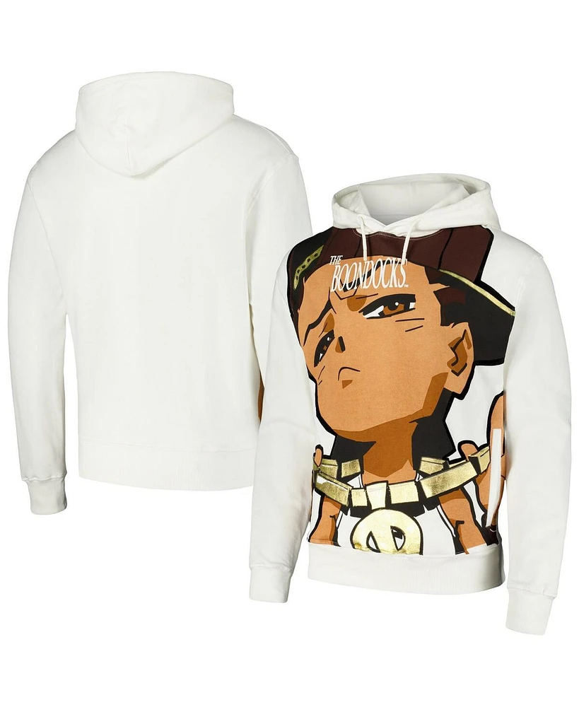 Virtual Thread Men's Cream The Boondocks Riley Chain Pullover Hoodie