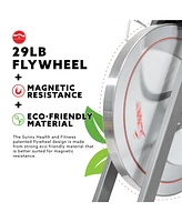 Sunny Health & Fitness Endurance Belt Drive Indoor Cycle Exercise Bike with Magnetic Resistance for Stationary Cardio, Sf-B1877