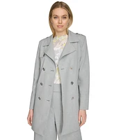 Calvin Klein Women's Double-Breasted Trench Coat