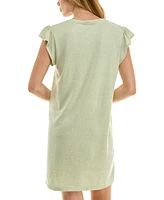 Roudelain Women's Ruffled-Sleeve Short Sleepshirt