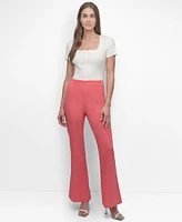 Dkny Women's Front-Seam Pull-On Trousers