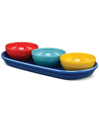 Fiesta Vibrant Mixed Colors 4 Pc. Condiment Set