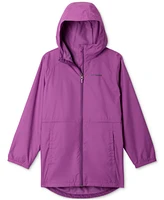 Columbia Big Girls Switchback Long Hooded Waterproof Jacket