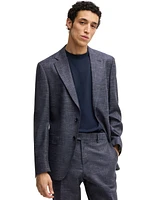 Boss by Hugo Men's Patterned Wool Blend Slim-Fit Suit Jacket