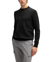 Boss by Hugo Men's Vertical Striped Regular-Fit Sweater