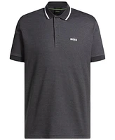 Boss by Hugo Men's Jacquard Regular-Fit Paddy Polo