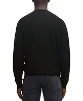 Boss by Hugo Men's Logo Patch Regular-Fit Sweater