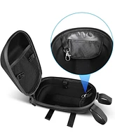 Gyroshoes Scooter Handlebar Bag for Electric Scooter Adult, Front Hanging Bag Large Capacity Durable Eva Waterproof Bike Bag Front Storage Bag Electri