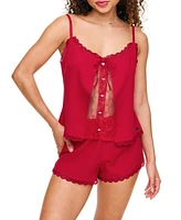 Adore Me Women's Kiora Cami And Shorts Pajama Set