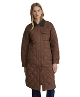 Nvlt Women's Semi Cire Longline Reversible Shacket