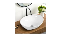 Slickblue Bathroom Ceramic Sink for Durable and Elegant Vanity Solutions