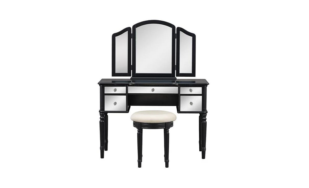 Slickblue Elegant Dressing Table Set for Stylish Bedroom Vanity and Organization