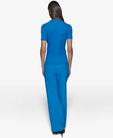 Karl Lagerfeld Paris Women's Knit Polo