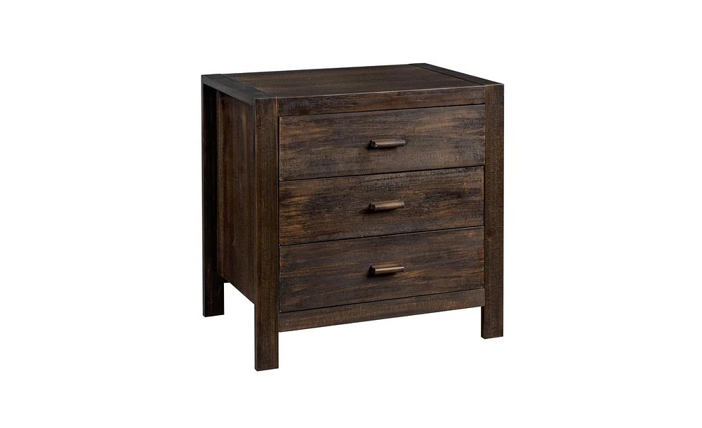 Slickblue Nightstand End Side Table with Storage for Bedroom or Living Room Organization