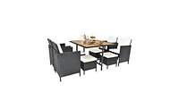 Slickblue 9-Piece Patio Dining Set for Spacious and Elegant Outdoor Dining