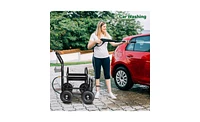 Slickblue Spokes Water Pipe Truck for Efficient Outdoor Watering and Gardening