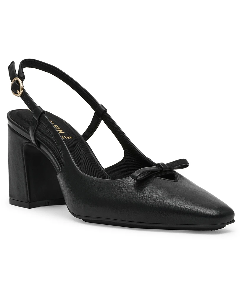 Anne Klein Women's Aniston Slingback Block Heel Pumps