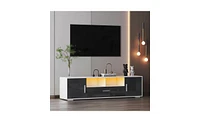 Slickblue Modern Fashion Tv Stand for Stylish Living Room Storage and Organization