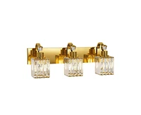 gaomon Modern Crystal Bathroom Vanity Lights Gold Bathroom Light Fixtures Crystal Vanity Shower Lights Over Mirror