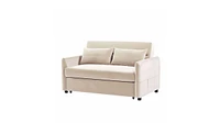 Slickblue Double Seat Sofa Bed for Living Room and Guest Comfort