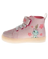 Disney Toddler and Little Girls Stitch High Top Light Up Sneakers