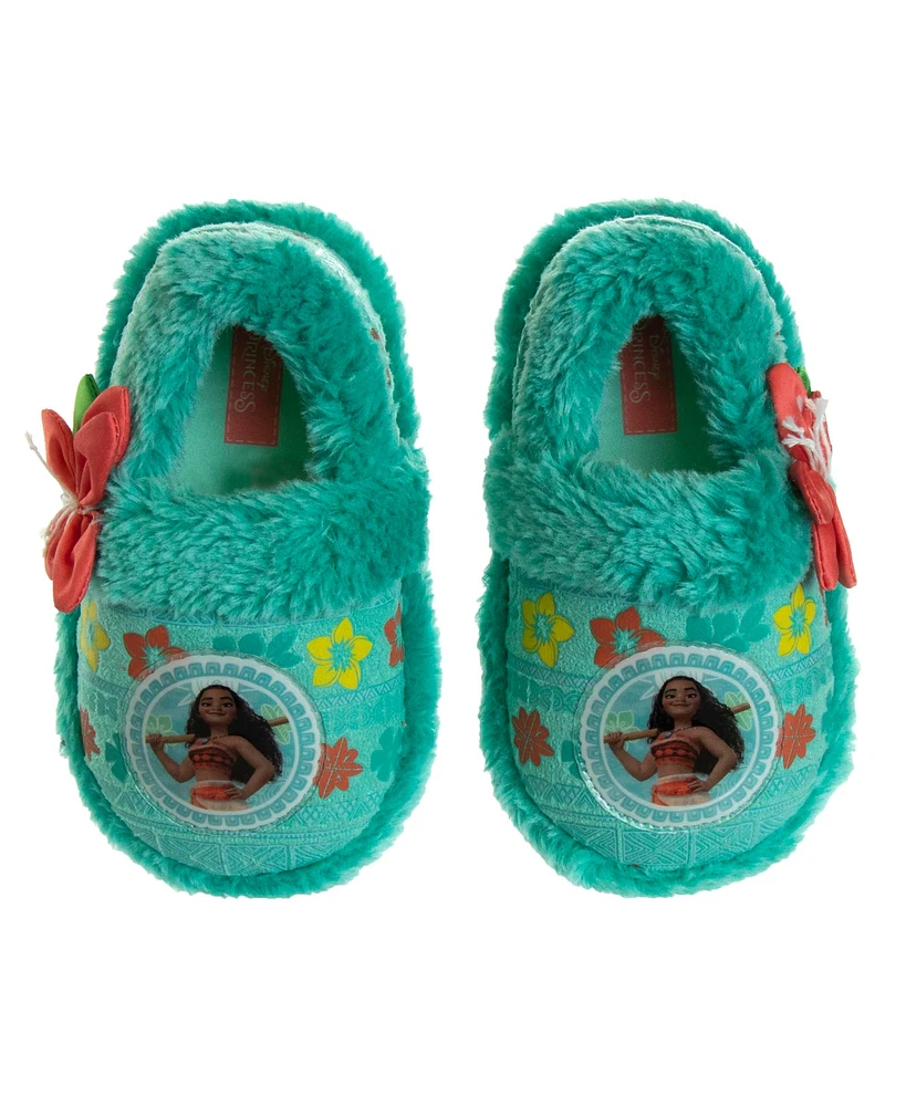 Disney Toddler Girls Moana Sea Flower Dual Sizes Slippers