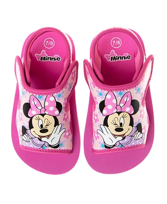 Disney Toddler Girls Minnie Mouse Hook and Loop Sandals