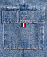 Tommy Hilfiger Big Girls Cotton Denim Wrap Cargo Skort