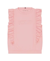 Tommy Hilfiger Big Girls Short Sleeve Ruffle T-Shirt