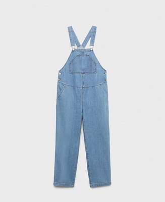 Mango Women's Maternity Denim Dungarees