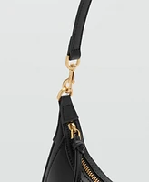 Mango Women's Leather-Effect Crossbody Bag