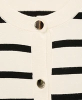 Mango Women's Striped Knitted Cardigan