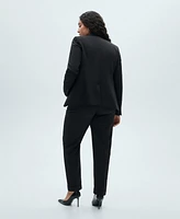 Mango Women's Straight Suit Pants