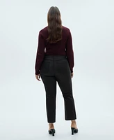 Mango Women's Crop Flared Jeans