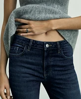 Mango Women's High-Waist Balloon Jeans