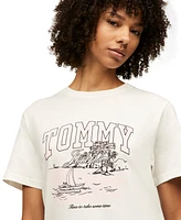 Tommy Jeans Women's Relaxed Tonal Tropics Graphic Tee