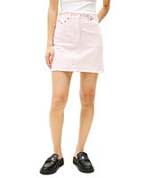 Tommy Jeans Women's Cotton-Blend Mom Mini Skirt