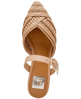 Dv Dolce Vita Women's Domain Raffia Woven Flat Mules