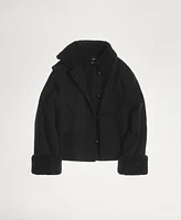 Mango Women's Shearling-Lined Jacket