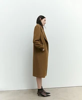 Mango Women's Structured Wool Coat