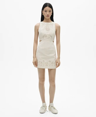 Mango Women's Openwork Details Dress