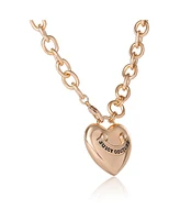 Juicy Couture Gold-Tone Long Heart Pendant Necklace