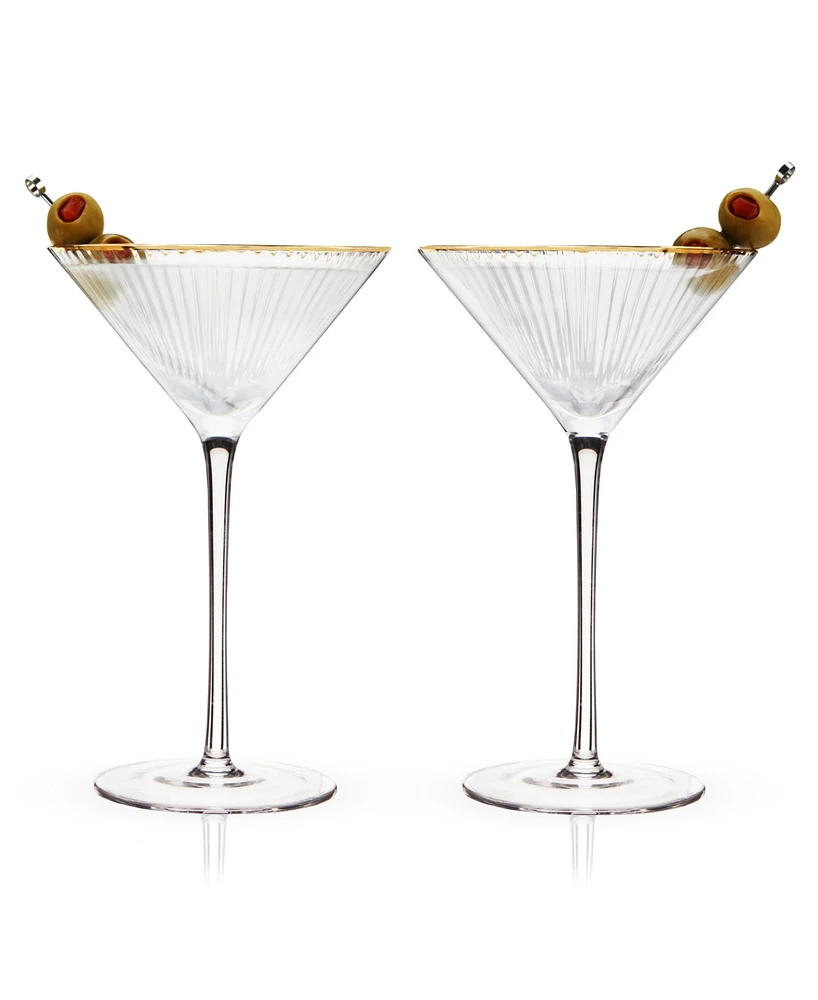 Viski Meridian Martini Glasses, Set of 2