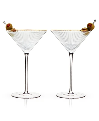 Viski Meridian Martini Glasses, Set of 2