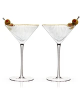 Viski Meridian Martini Glasses, Set of 2