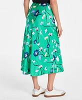 On 34th Women's Printed Midi Slip Skirt, Exclusively at Macy's