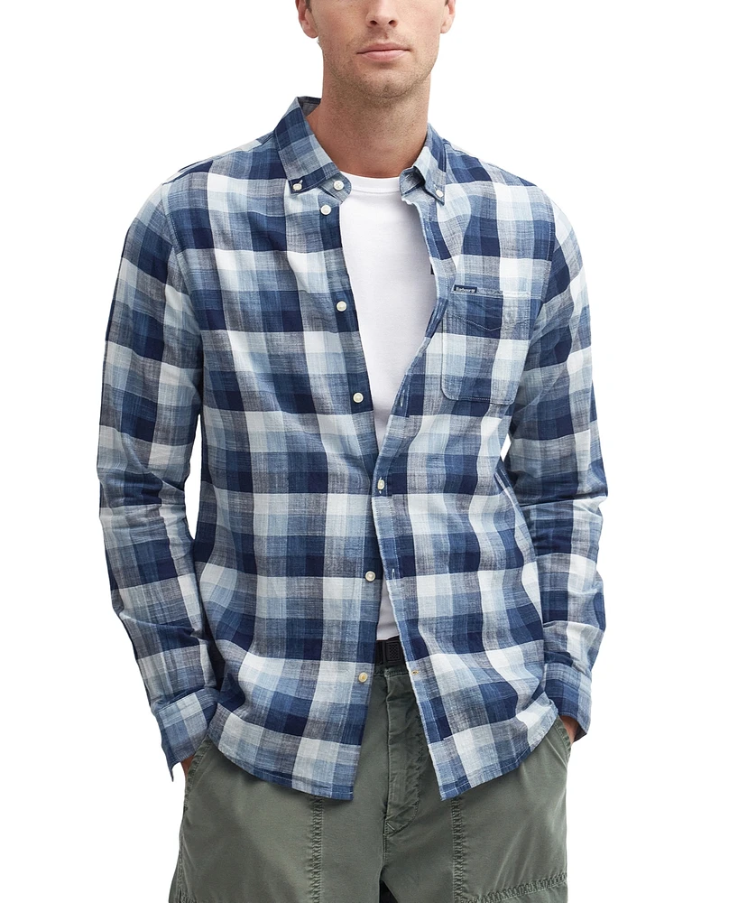 Barbour Men's Tailored-Fit Hillroad Plaid Shirt