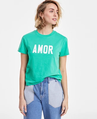 On 34th Women's Amor Short-Sleeve Crewneck Tee, Exclusively at Macy's