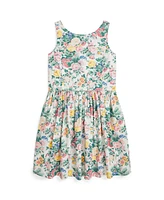 Polo Ralph Lauren Toddler and Little Girls Floral Cotton Dress