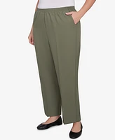 Alfred Dunner Plus Classic All Around Elastic Waist Accord Average Length Pants